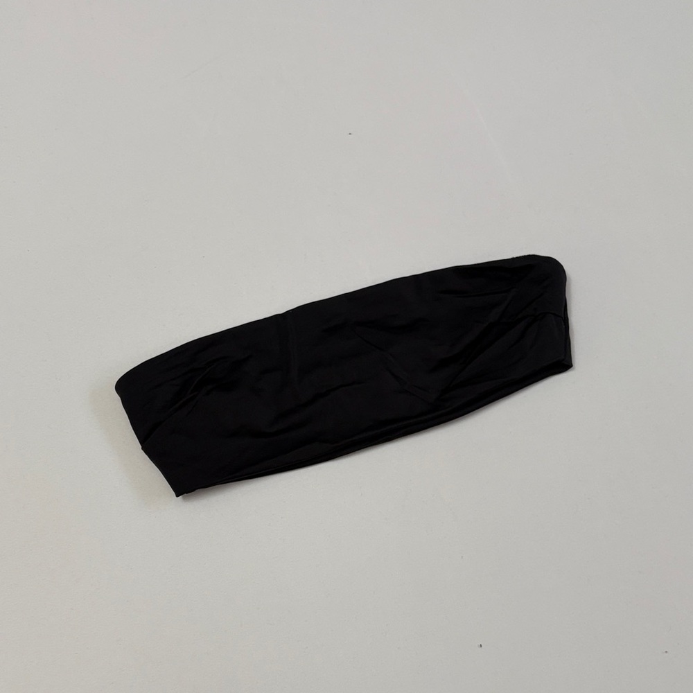 Black Bandeau Swim Top